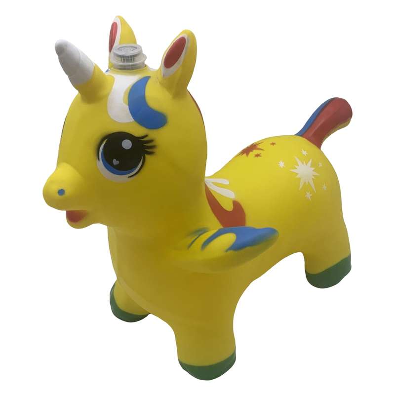 [JU7626] Inflable saltarín unicornio con sonido, varios colores