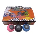 Pelota de goma con luz CAJA x12, varios colores