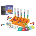 Juego de mesa, didáctico, clasificación de bolitas, en caja