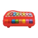 Xilófono con piano para bebé, en caja 2 colores