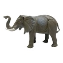 Animal de plástico, elefante con luz, sonido y movimiento, 2AA, en caja