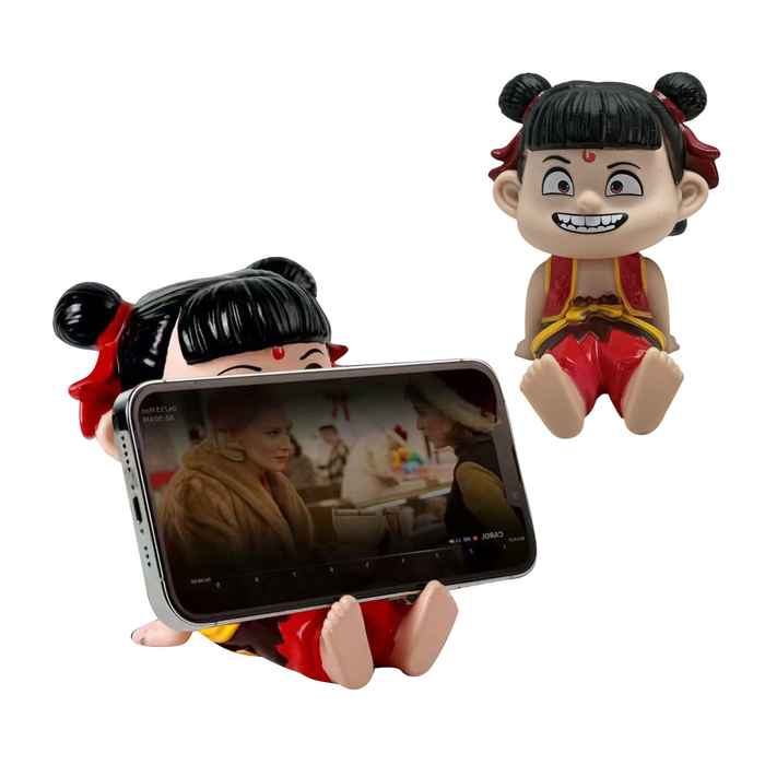 [JU8136] Muñeca ninja, soporte para celular, en bolsa