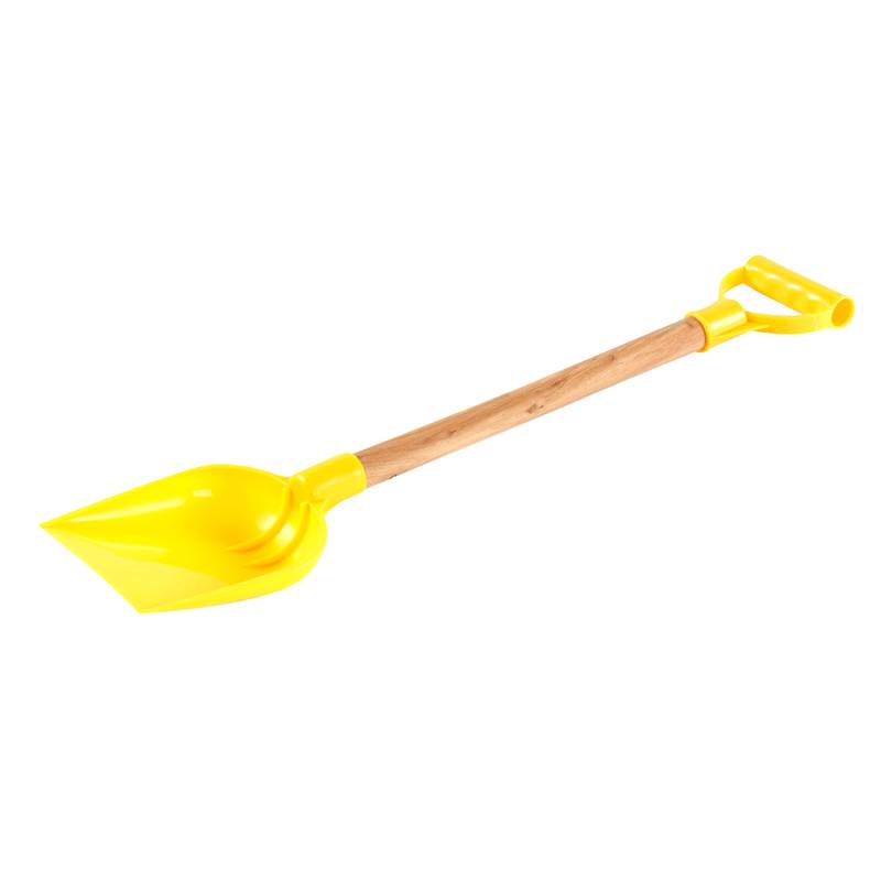 Juego de playa, pala, mango de madera