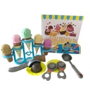 Juego de playa, moldes para helados x6 con accesorios, en bolsa