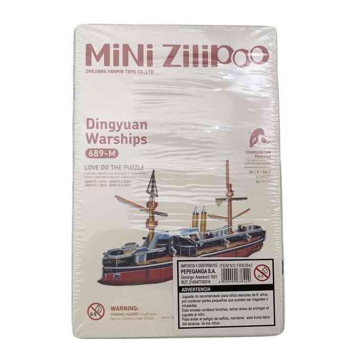 [JU8217] Puzzle 3D, cartón, diseños surtidos, en bolsa