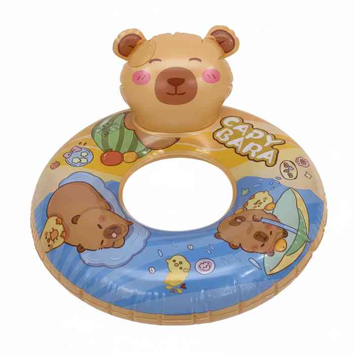 Inflable flotador salvavidas, 70cm en bolsa 2 colores