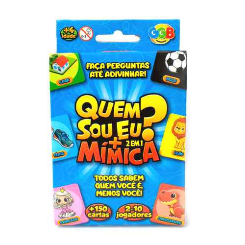 Juego de mesa, quién soy + mímica, 2en1, 150 fichas en caja