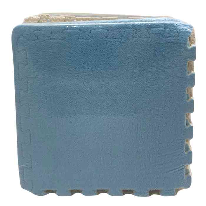 [JU8328] Alfombra de goma EVA x10 peluda, 2 colores