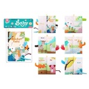Didáctico, libro de tela para bebé, en el jardín, en bolsa
