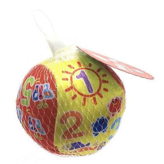 Pelota de tela, soft, en red