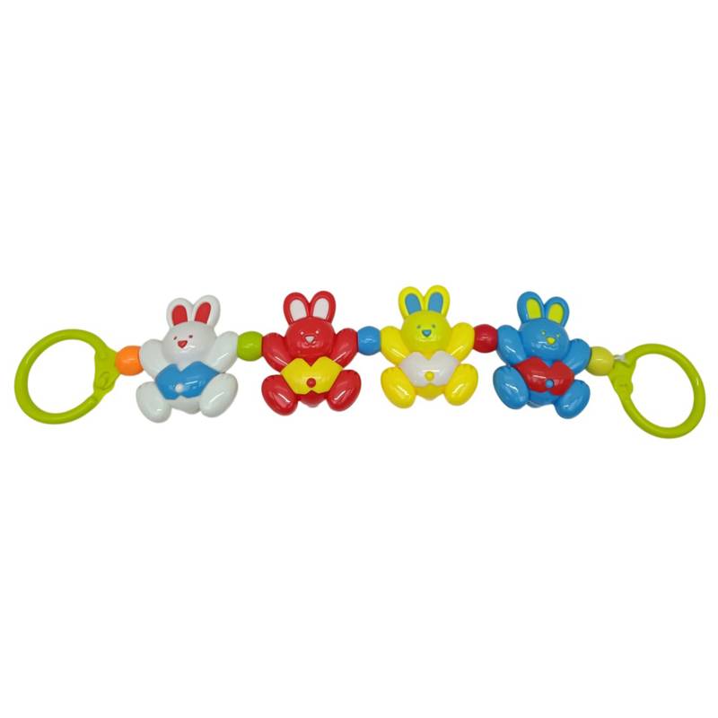 [JU8426] Cunero extensible con 4 sonajeros, en bolsa
