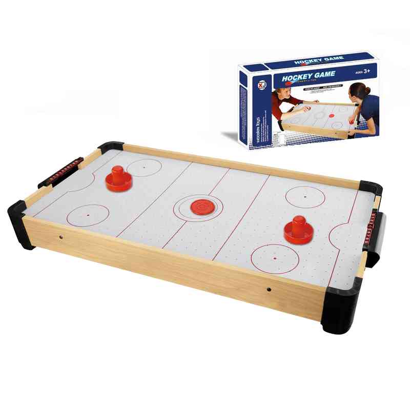 [JU8469] Tejo-hockey de mesa, de madera, sobre aire, 8AA, en caja
