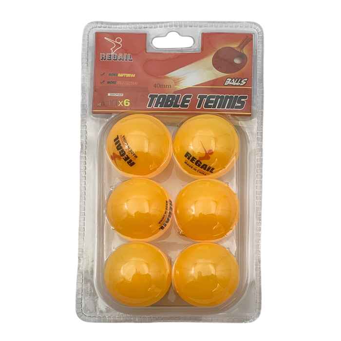 [JU8535] Pelotas ping pong x6, en blister