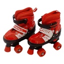 Patines 4 ruedas talle L, 38 al 41, en bolsa, varios colores