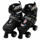 Patines 4 ruedas bota estampada talle L, 38 al 41, en bolsa, varios colores