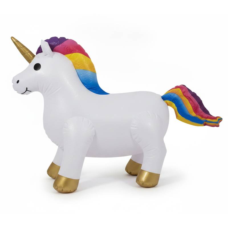Inflable animal unicornio, en bolsa