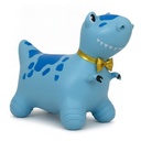 Inflable saltarín dinosaurio con asas y música 1300g, varios colores