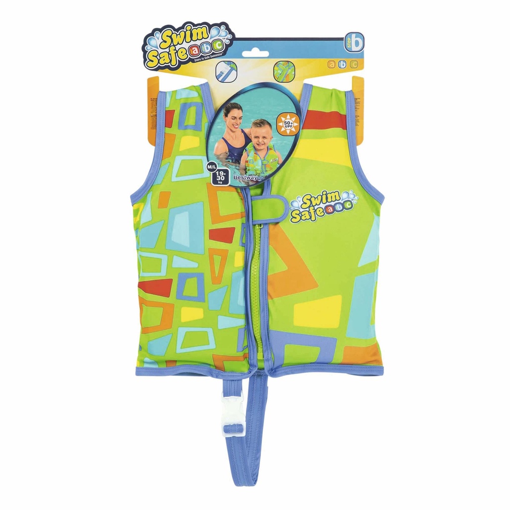 [JU8004] Chaleco flotador salvavidas, Bestway, en cartón, M/L, 2 diseños
