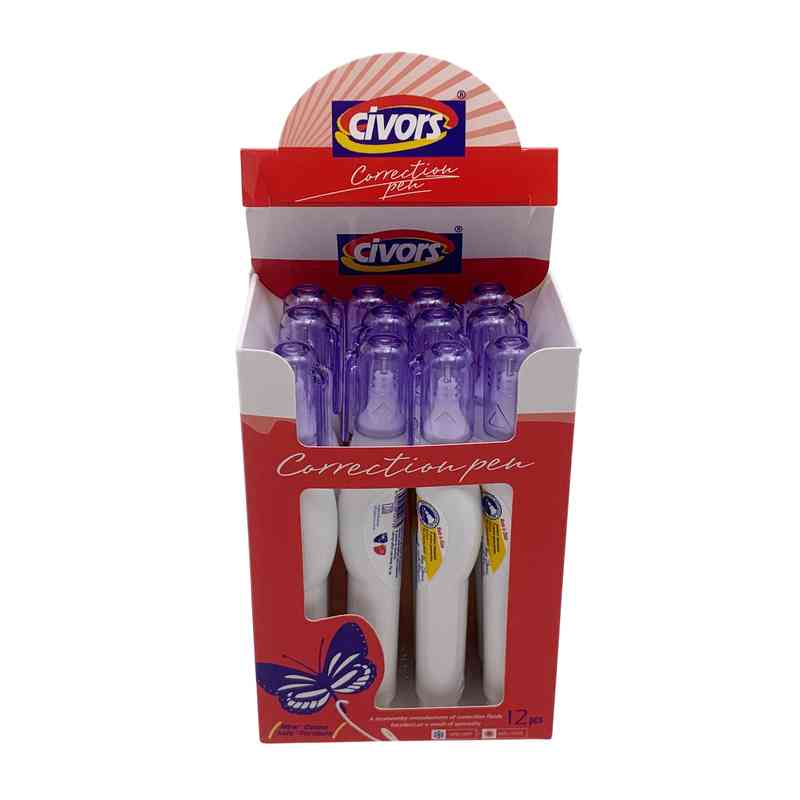 Corrector líquido lápiz 7ml, CAJAx12