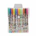 Lapicera de gel x12 colores metalizados con aroma, PACK x12