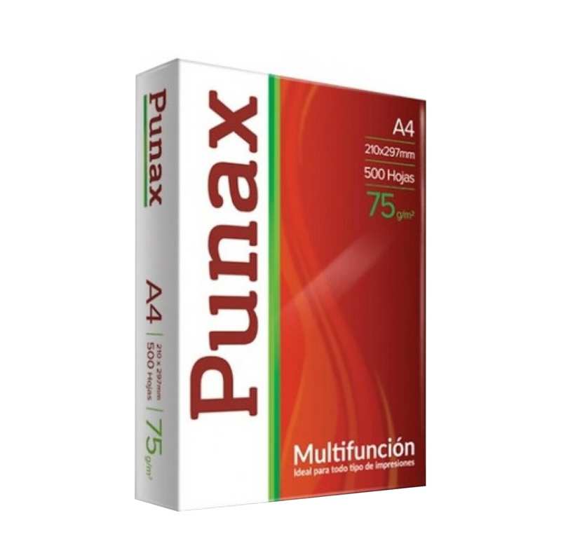 [E2260] Hojas A4, PUNAX, 500 hojas 75g/m