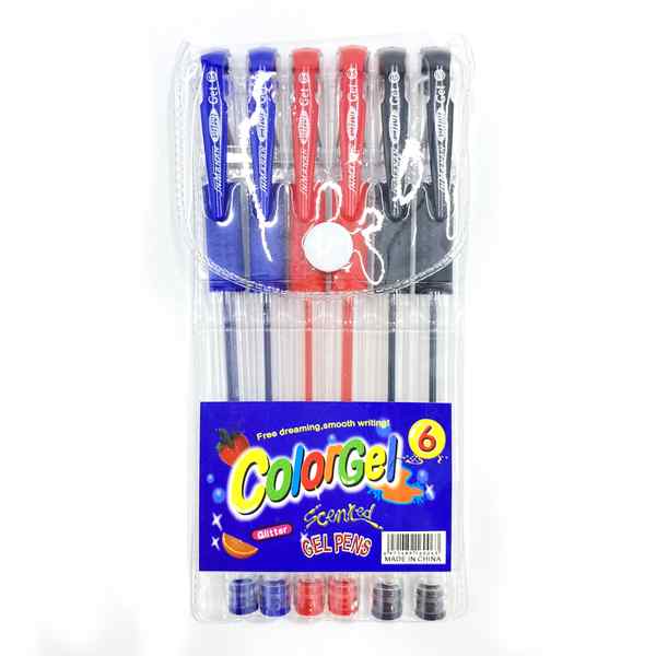 Lapicera de gel x6, PACK x24