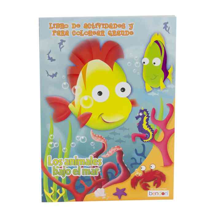 [E2489] Libro para colorear y actividades, 80 páginas