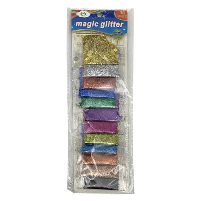 Brillantina fina 2g, PACK x12