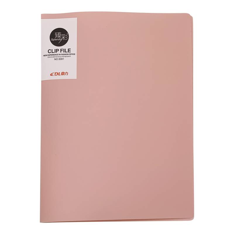 [E2743] Carpeta A4 con broche palanca, en bolsa, varios colores