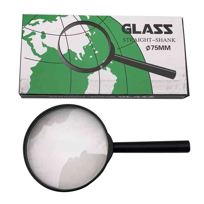 [E2779] Lupa de plástico, 75mm en caja