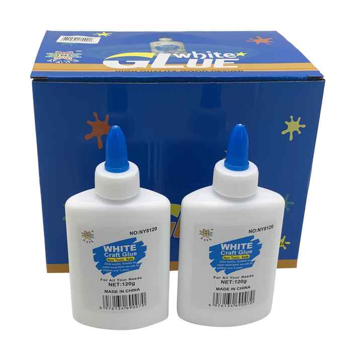 [E2788] Goma de pegar blanca 120ml, CAJA x12