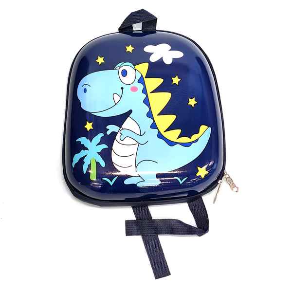 [E2798] Mochila infantil frente rígido bolsillo interno, diseño dinosaurio