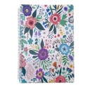 Libreta con espiral, 80 hojas, varios diseños