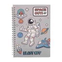 Libreta con espiral, 60 hojas, varios diseños