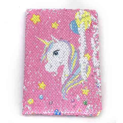 [E2874] Libreta con lentejuelas varios diseños