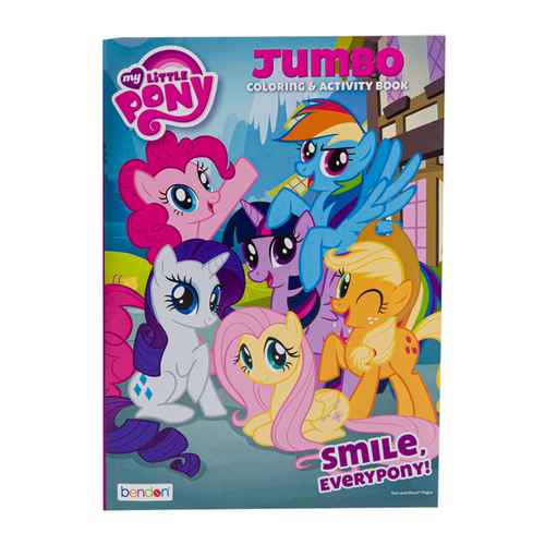 [E2944] Libro para colorear y actividades 80 páginas, MY LITTLE PONY, 2 títulos