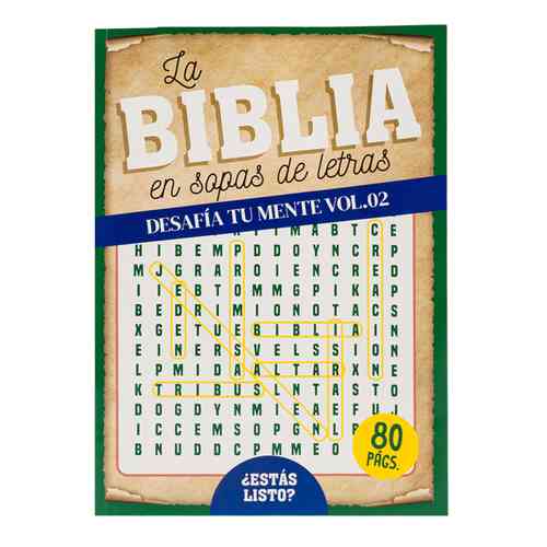 [E2948] Libro de actividades, SOPA DE LETRAS 80 páginas, 2 títulos