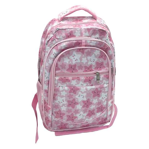 [E2997] Mochila infantil, 4 divisiones, 2 bolsillos laterales, varios diseños