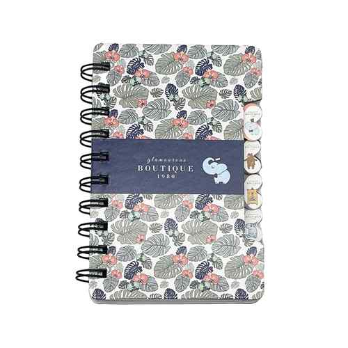 Libreta con espiral, 57 hojas, varios diseños