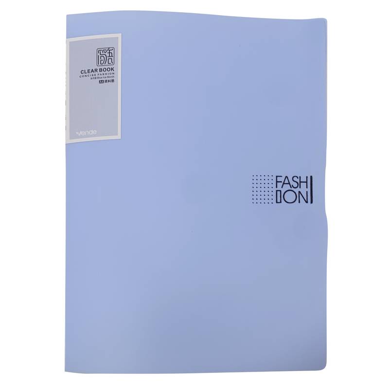 Carpeta A4 de plástico con 30 folios, varios colores
