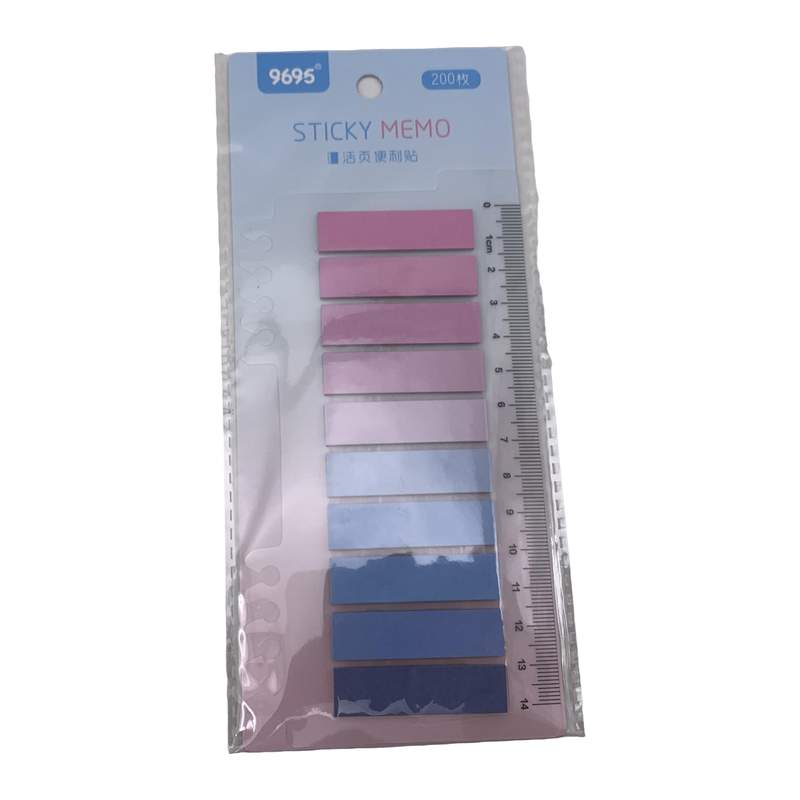 Señaladores banderitas autoadhesivos, con enganche para espiral, en bolsa, varios colores