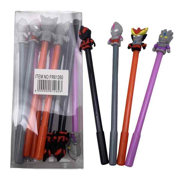 Lapicera de gel negro, CAJAx12