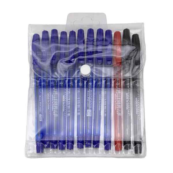 [E3136] Lapicera 1.0 de tinta x12, en bolsa de PVC, varios colores