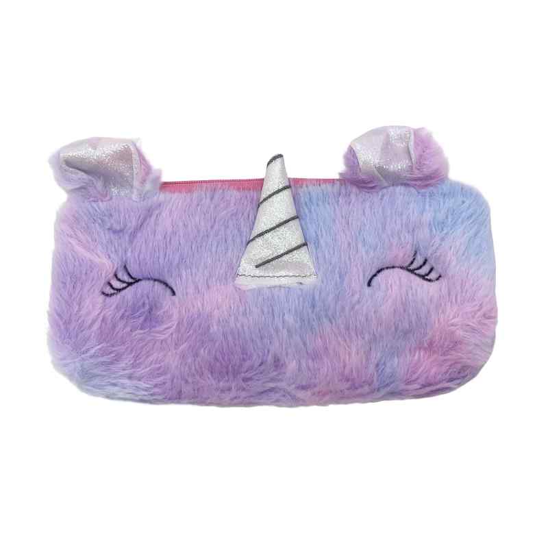 Cartuchera PACKx12, de peluche, varios colores
