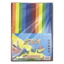 Hojas A4, goma EVA, x10, diseño rayas multicolores
