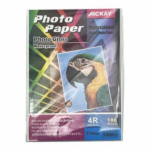Papel fotográfico 4R x100 180g, en bolsa