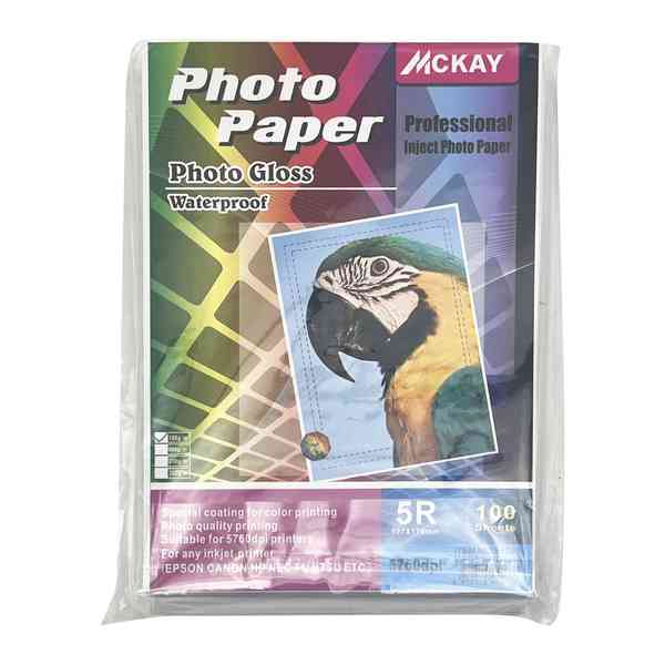 Papel fotográfico 5R x100 180g, en bolsa