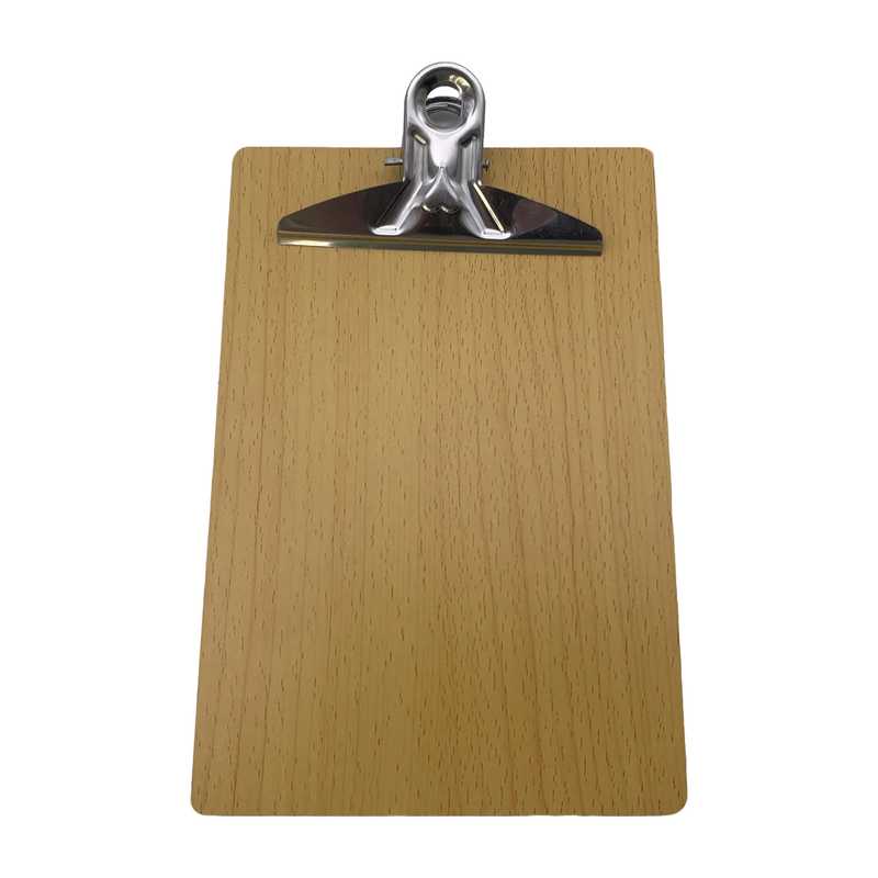 Tabla de madera con clip de metal, A5