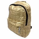 Mochila juvenil puffer, con bolsillo frontal, varios colores