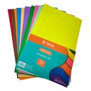 Hojas A4, goma EVA x10 colores, SOTE